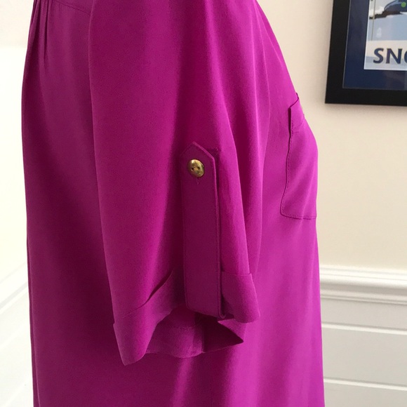 Amanda Uprichard Silk Button-Down Shirt - USA made - Picture 5 of 8